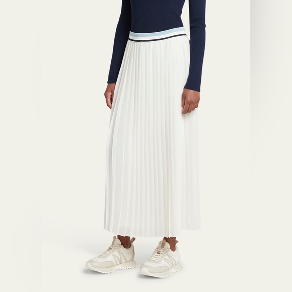 NWT MONCLER Pleated Midi Skirt Sz 44 US 12 Retail $925 - Picture 5 of 5